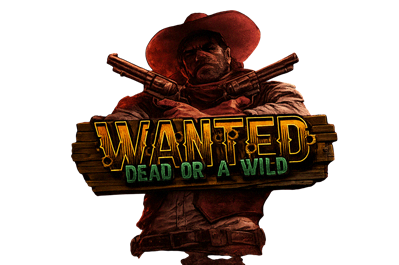 Wanted Dead or a Wild vakarietiško Laukinio Vakaro tematikos sloto žaidimas su wild simboliais